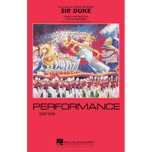 Performance/Easy Ltd Ed - Sir Duke Marching Band Gr 3 Arr Bocook 3 (Music Score/Parts)