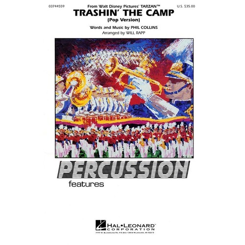 Trashin The Camp Percussion Feat Marching Band 2-3 (Pod) (Music Score/Parts)