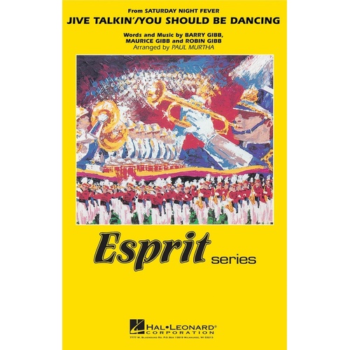 Jive Talkin/You Should Be Dancing Marching Band 3 Score/Parts