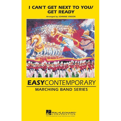 I Cant Get Next To You/Get Ready Marching Band 2-3 Score/Parts (Pod) (Music Score/Parts)