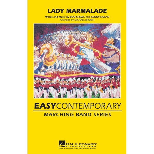 Lady Marmalade Easy Marching Band (Music Score/Parts)