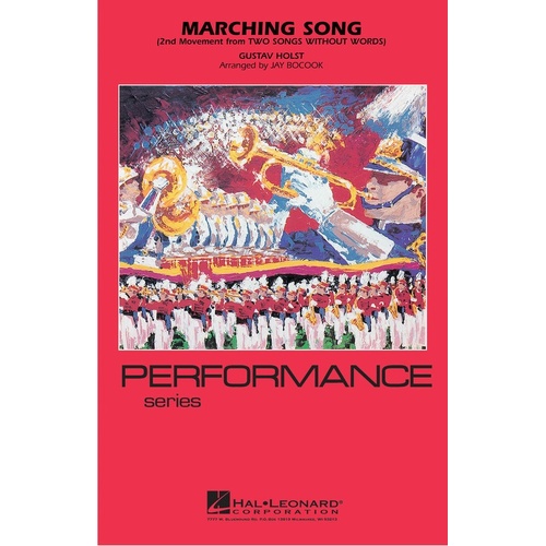 Marching Song Marching Band 3-4 Score/Parts (Pod) (Music Score/Parts)