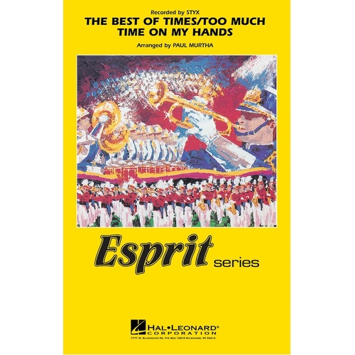 The Best Of Times/Too Much Time On My Hands Marching Band 3 Score/Parts (Pod) (Music Score/Parts)
