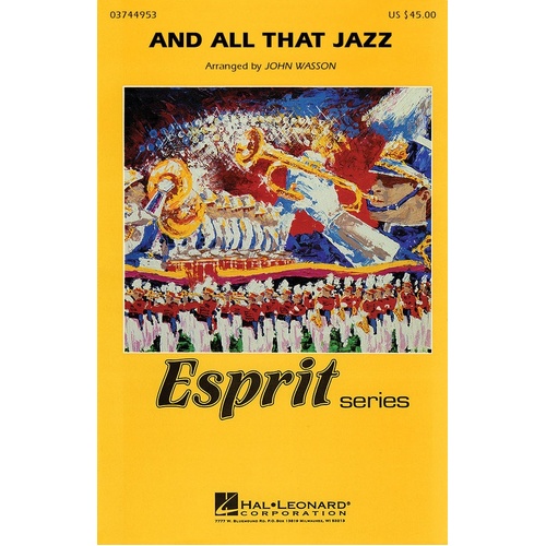 And All That Jazz (From Chicago) Marching Band 3 Score/Parts (Pod) (Music Score/Parts)