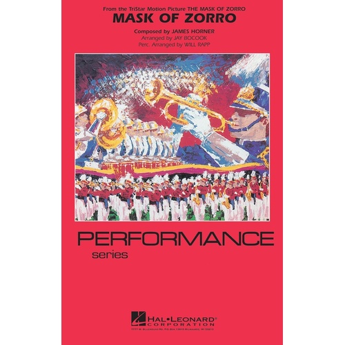 The Mask Of Zorro Marching Band 4 Score/Parts (Pod) (Music Score/Parts)