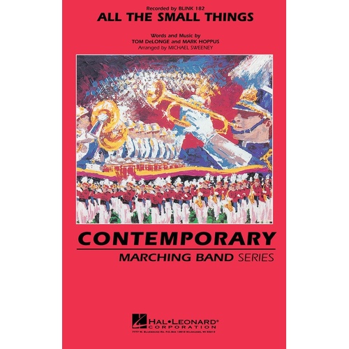 Contemporary Marching Band - All The Small Things 3 (Music Score/Parts)