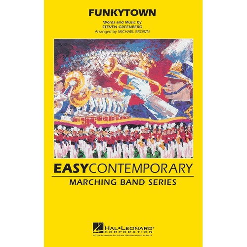 Funkytown Easy Contemporary Marching Band (Music Score/Parts)