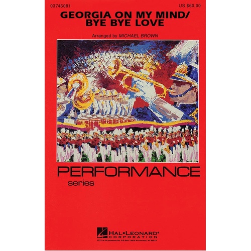 Georgia On My Mind/Bye Bye Love Marching Band 4 Score/Parts (Pod) (Music Score/Parts)