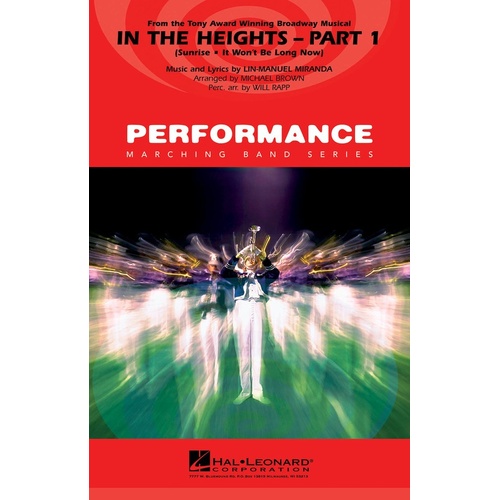 In The Heights Part 1 Marching Band 4 Score/Parts (Pod) (Music Score/Parts)