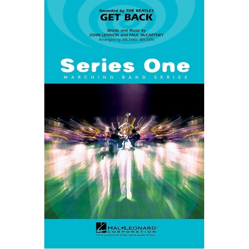 Get Back Marching Band 2 Score/Parts