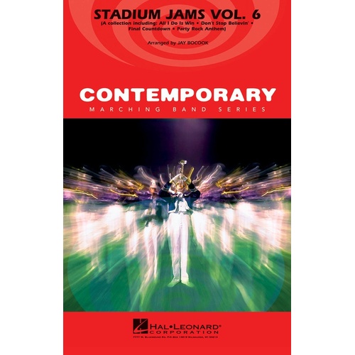 Contemporary Marching Band - Stadium Jams Vol 6 Game Winners 3-4 (Music Score/Parts)