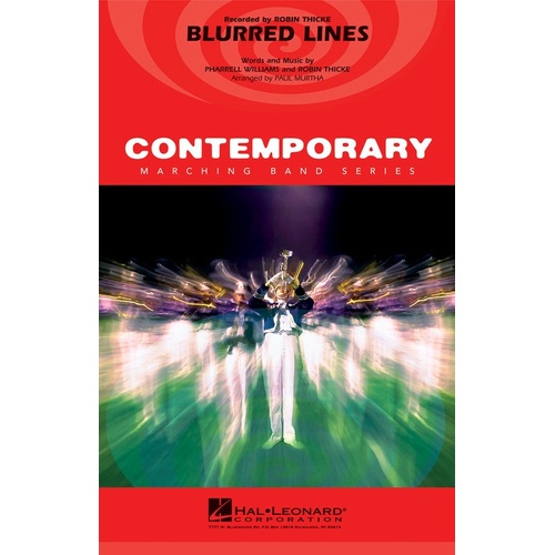 Blurred Lines Marching Band 3 (Music Score/Parts)