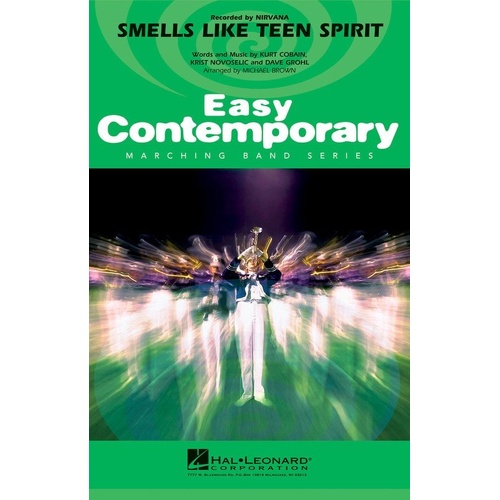Smells Like Teen Spirit MB2 SC/PTS - Easy Contemporary Marching Band Arrangement