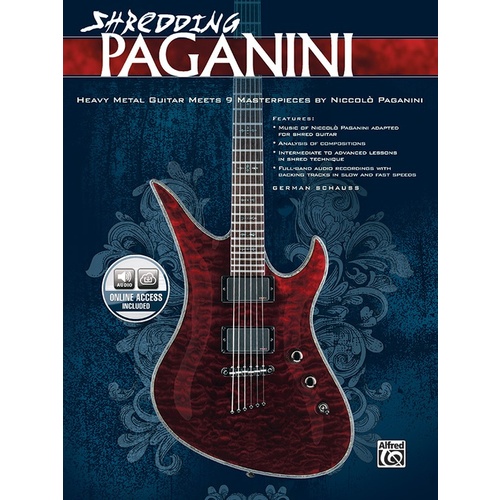 Shredding Paganini Book CD