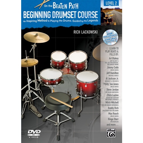 On The Beaten Path Drumset Course 2 Book/CD/DVD