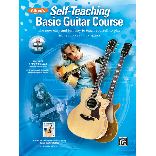Alfred's Self-Teaching Basic Guitar Course with Online Audio and Video