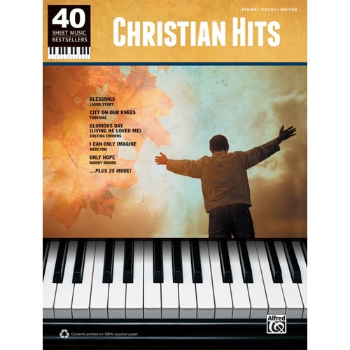 40 Sheet Music Bestsellers Christian Hits PVG