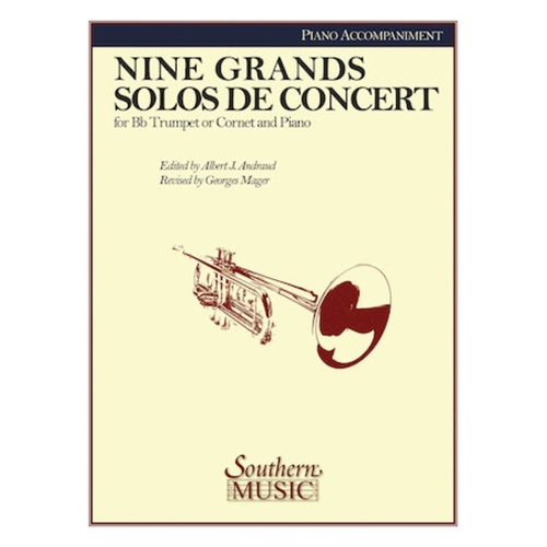 9 Grand Solos De Concert For Trumpet Piano Accomp (Pod)