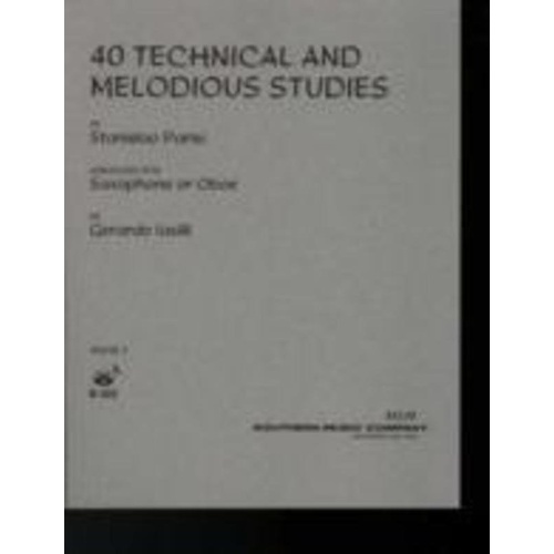 PARISI 40 Technical & Melodious Studies Book 1 for Saxophone