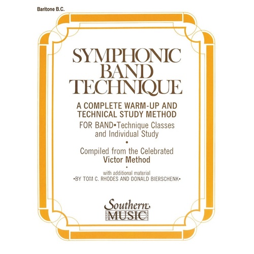 Symphonic Band Technique Alto Clarinet (E Flat) (Softcover Book)