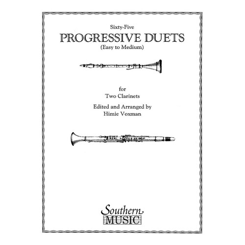 Progressive Duets For Two Clarinets 65 (Softcover Book)