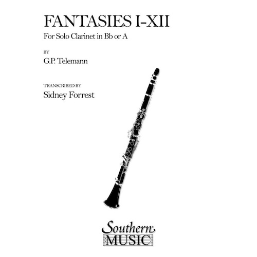 Telemann - Fantasies I-Xii For Solo Clarinet (Pod)