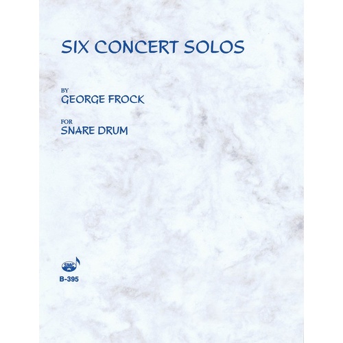 Frock - Six Concert Solos For Snare Drum (Softcover Book)
