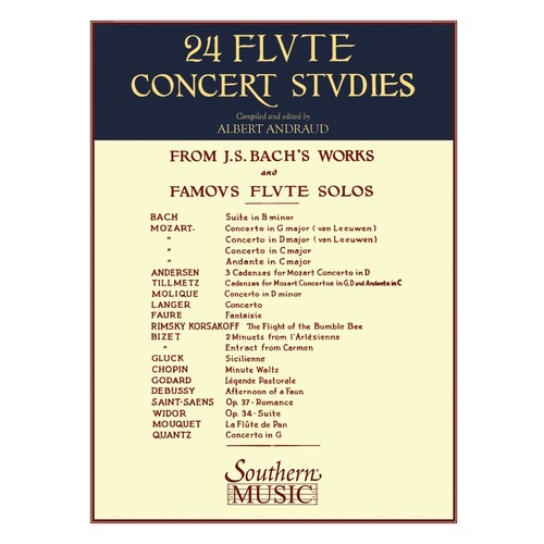 24 Flute Concert Studies (Softcover Book)
