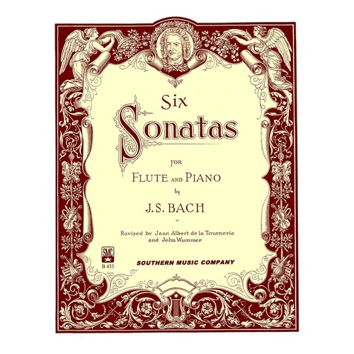 Bach - Six Sonatas Flute/Piano Ed Wummer (Pod) (Softcover Book)