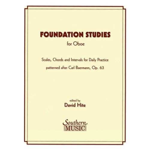 Baermann - Foundation Studies For Oboe (Pod) (Softcover Book)