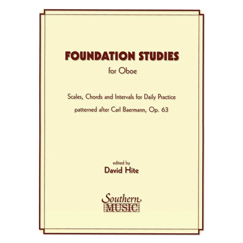 Baermann - Foundation Studies For Oboe (Pod) (Softcover Book)