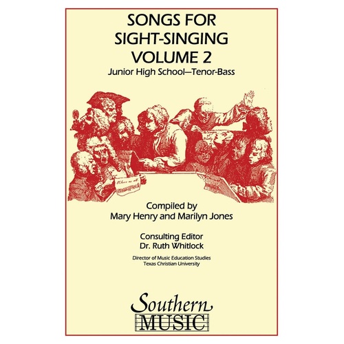 Songs For Sight Singing Vol 2 Junior High Tb (Softcover Book)