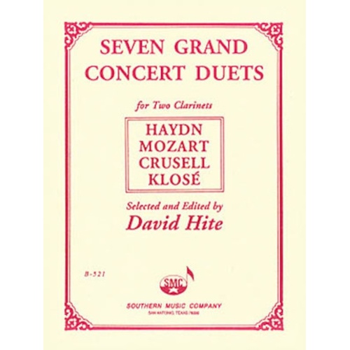 2 Grand Concert Duets For 2 Clarinets (Pod)
