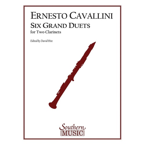 Cavallini - Six Grand Duets For 2 Clarinets (Softcover Book)