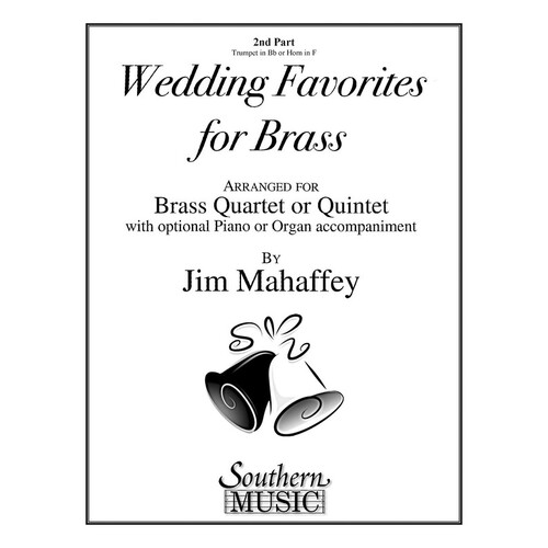 Wedding Favorites For Brass Pt 2 Trumpet/French Horn (Softcover Book)