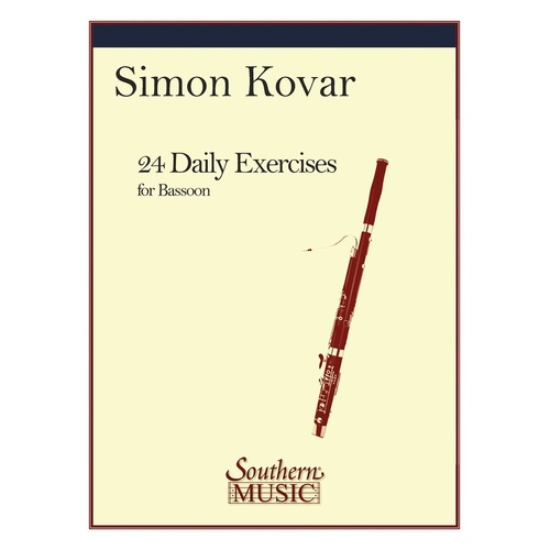24 Daily Exercises Bassoon (Pod) (Softcover Book)