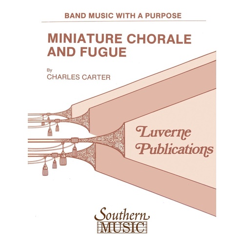 Miniature Chorale and Fugue Concert Band 1 Score/Parts (Pod) (Music Score/Parts)