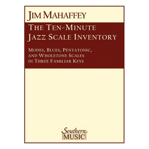 10 Minute Jazz Scale Inventory Je4 Score/Parts (Pod) (Music Score/Parts)