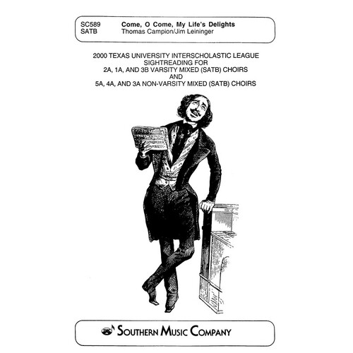 Come O Come My Lifes Delight SATB (Octavo)