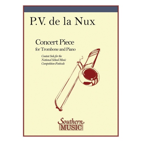 Nux - Concert Piece Trombone/Piano (Pod) (Softcover Book)