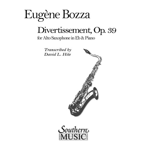 Bozza - Divertissement Op 39 Alto Sax/Piano (Pod) (Softcover Book)
