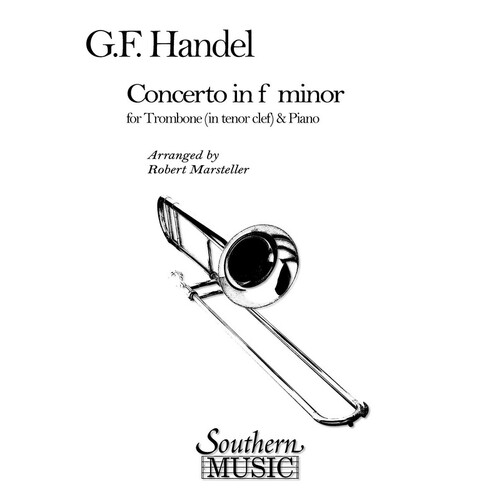 Handel - Concerto In F Minor Trombone/Piano (Pod) (Softcover Book)