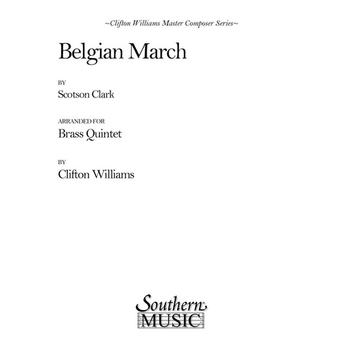 Belgian March Brass Quintet Score/Parts