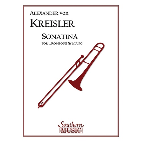 Kreisler - Sonatina For Trombone/Piano (Softcover Book)