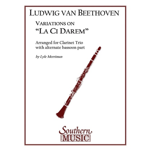 Variations On La Ci Darem Clarinet Trio (Music Score/Parts)