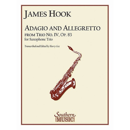 Adagio And Allegretto Sax Trio Gr 3 (Music Score/Parts)