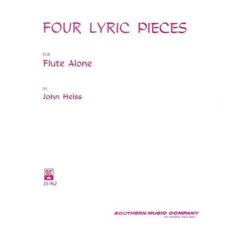 Four Lyric Pieces Flute Solo (Softcover Book)