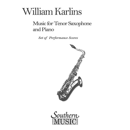 Music For Tenor Sax Tenor Saxophone/Piano (Softcover Book)