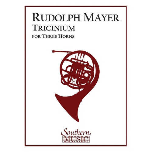 Mayer - Tricinium For Three Horns (Softcover Book)