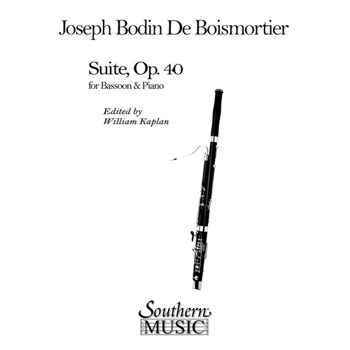 Boismortier - Suite Op 40 For Bassoon/Piano (Softcover Book)